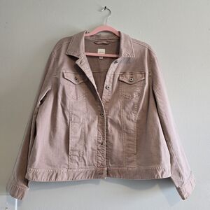J. Jill rose Jean Jacket